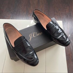 J Crew Academy Penny Loafer - Black - 7 1/2